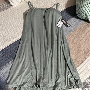32 Degrees Matcha Grey Slip Dress